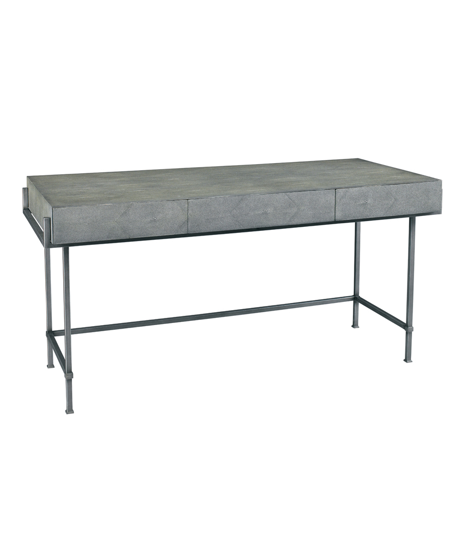 Charcoal Simone Shagreen Desk