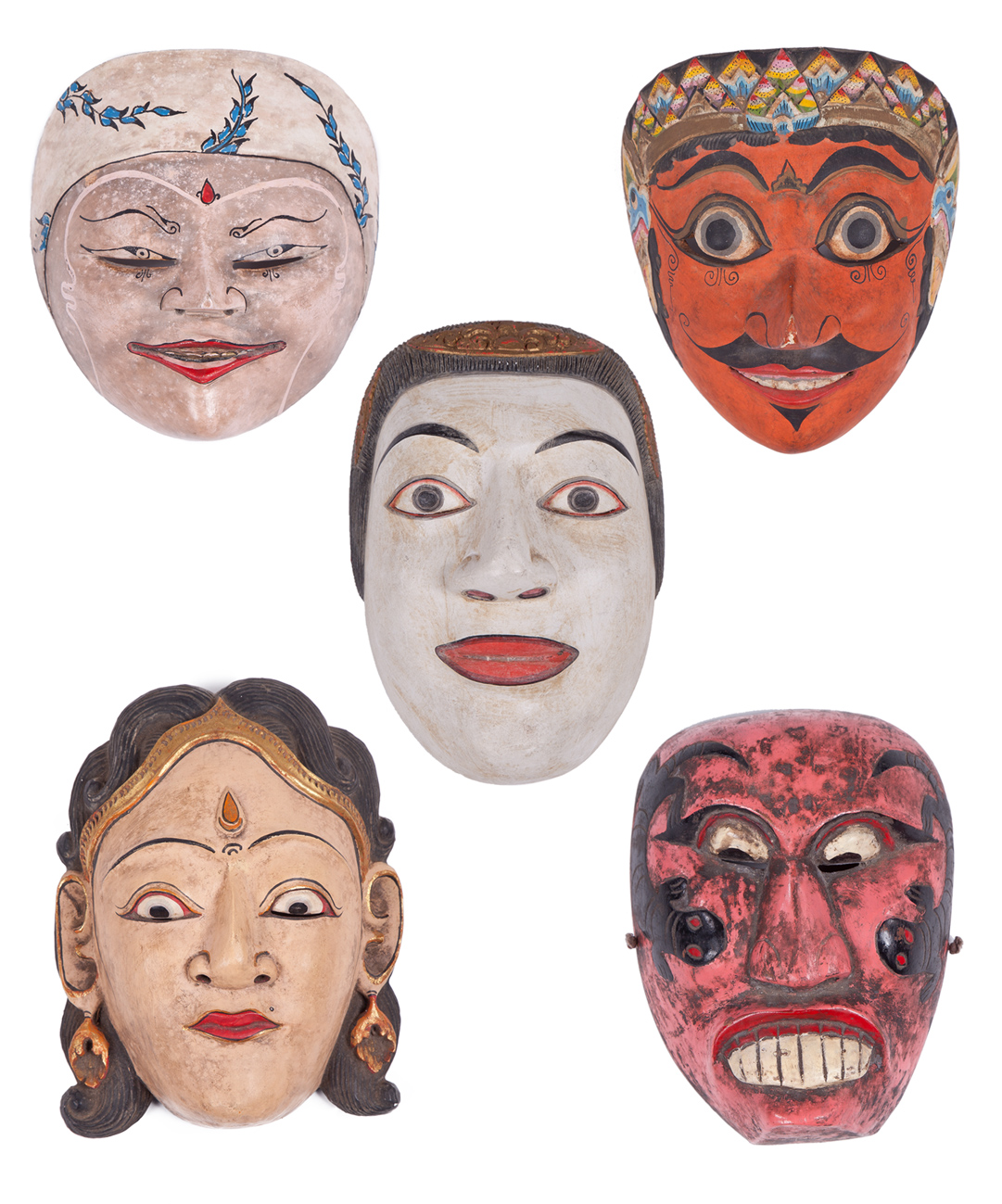 Vintage Balinese Masks