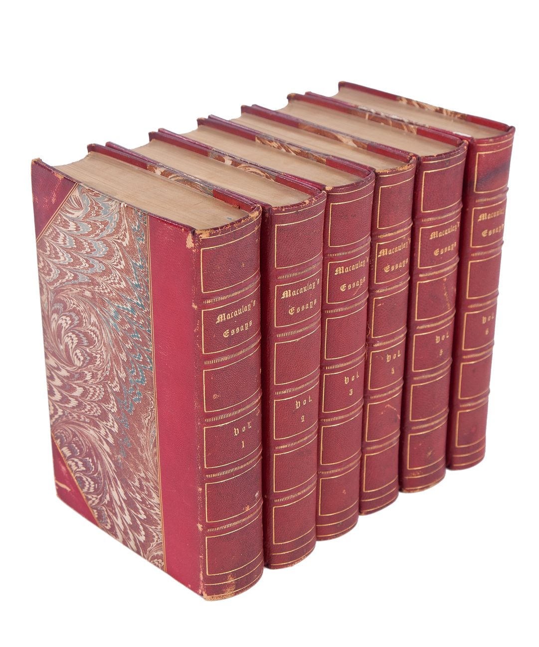 6 Volumes of Essays by Macaulay