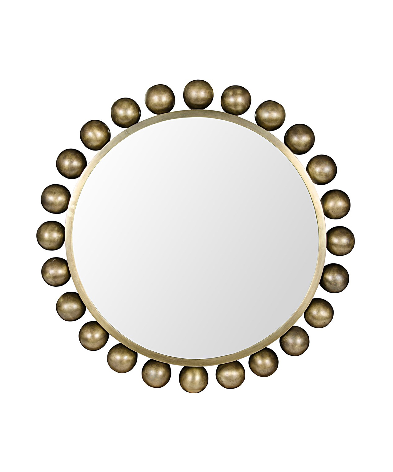 Adler Antique Brass Mirror