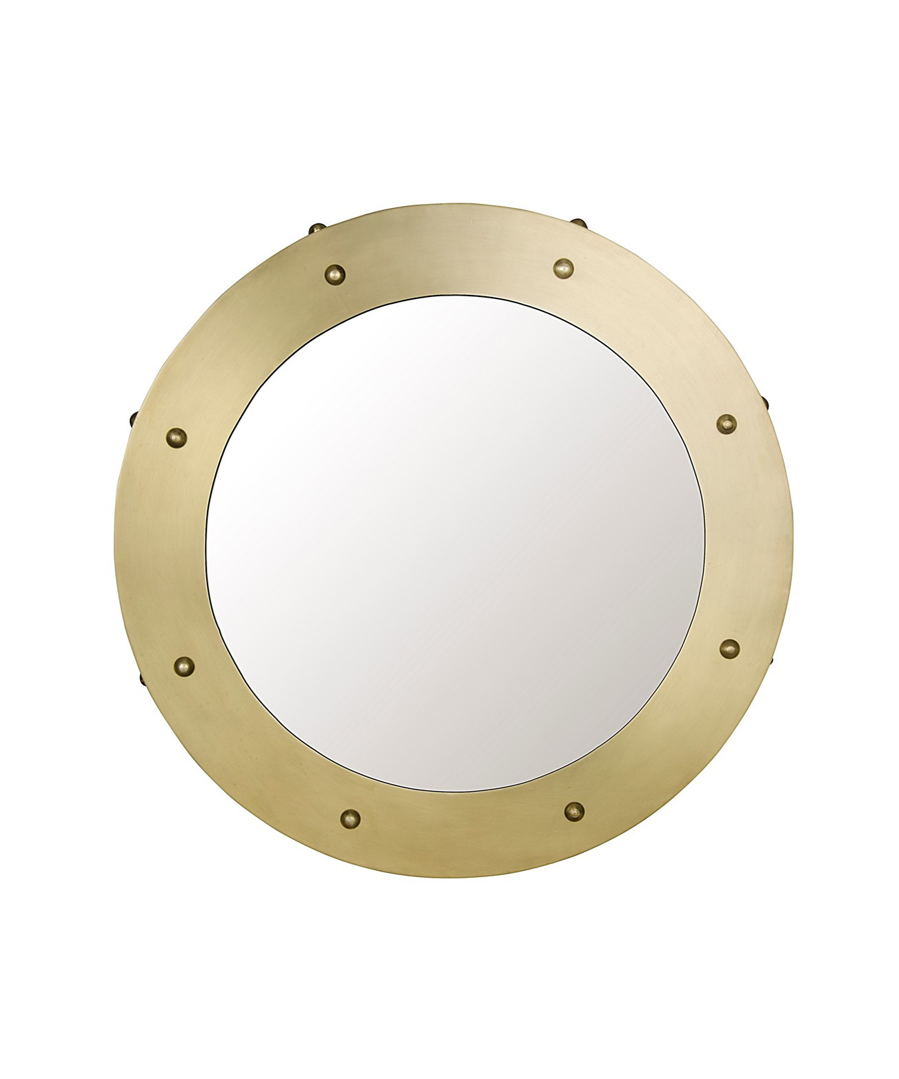 Anton Antique Brass Mirror