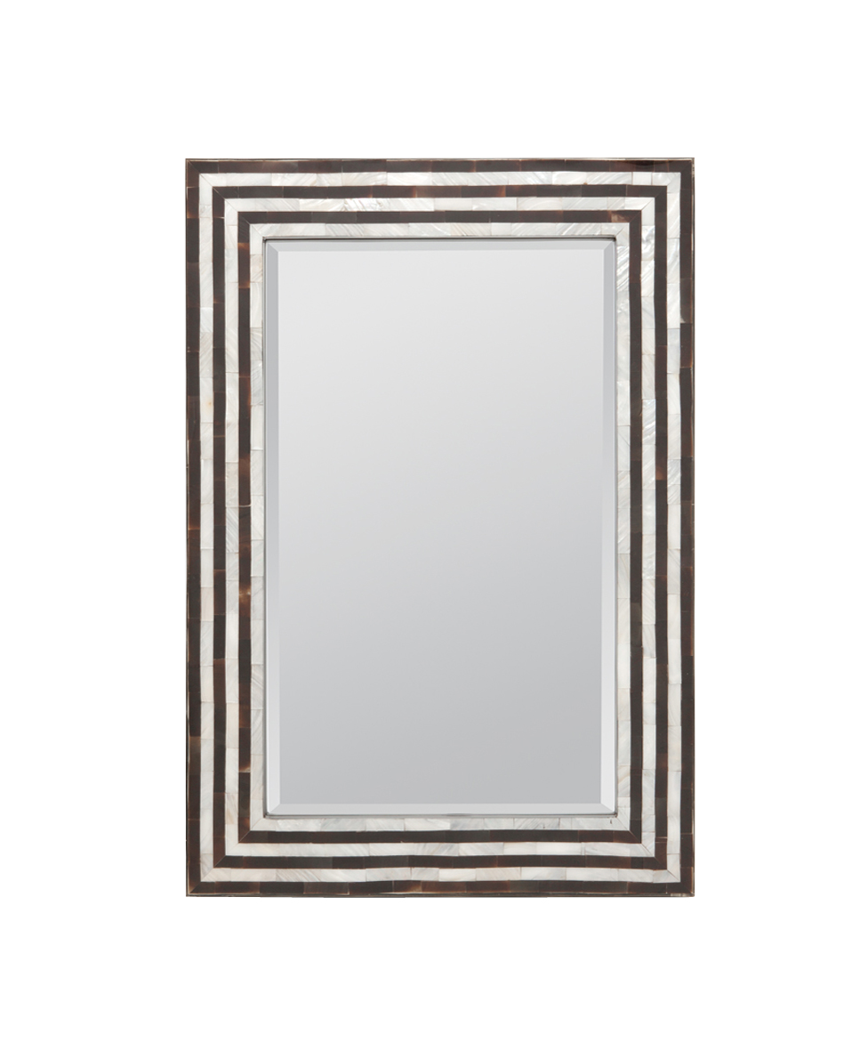 Horn and Mother of Pearl Mirror