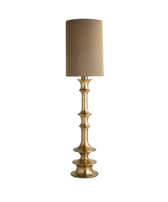 Brass Spindle Floor Lamp