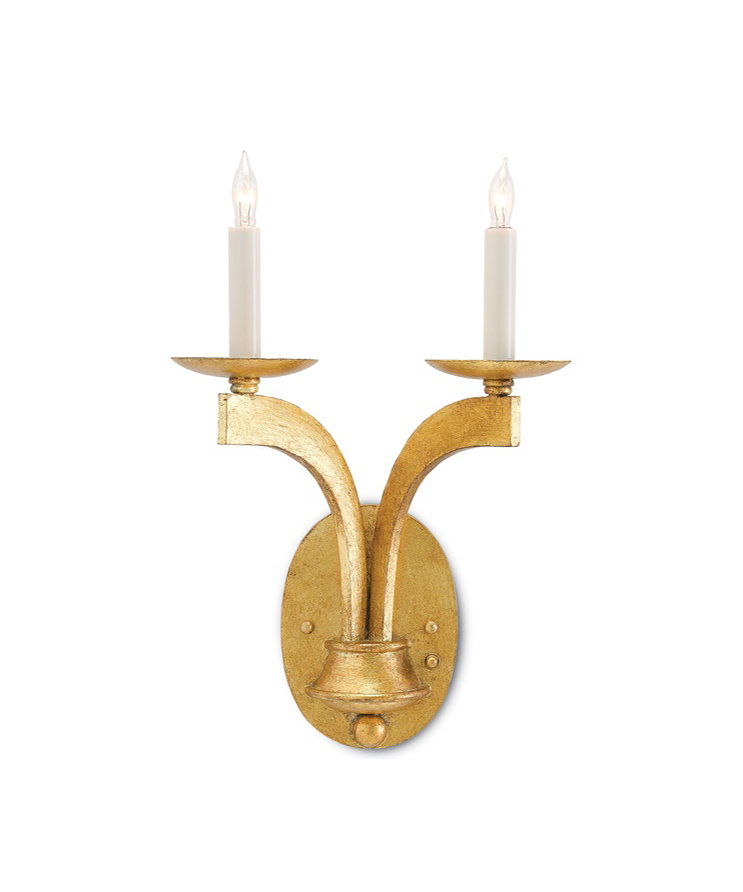 Curved V Sconce