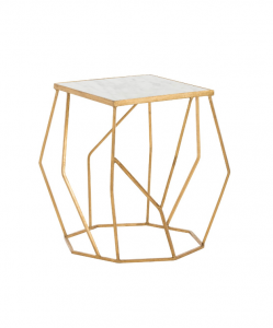 Free-Form Octagonal Side Table