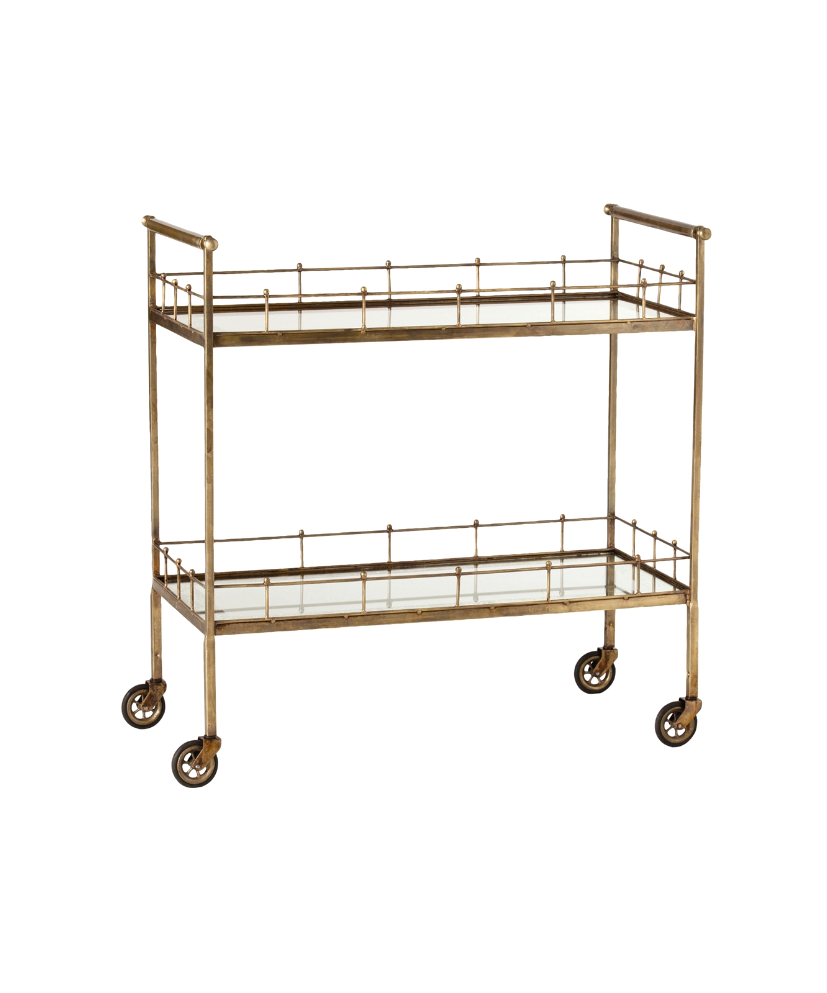 Two Tiered Bar Cart