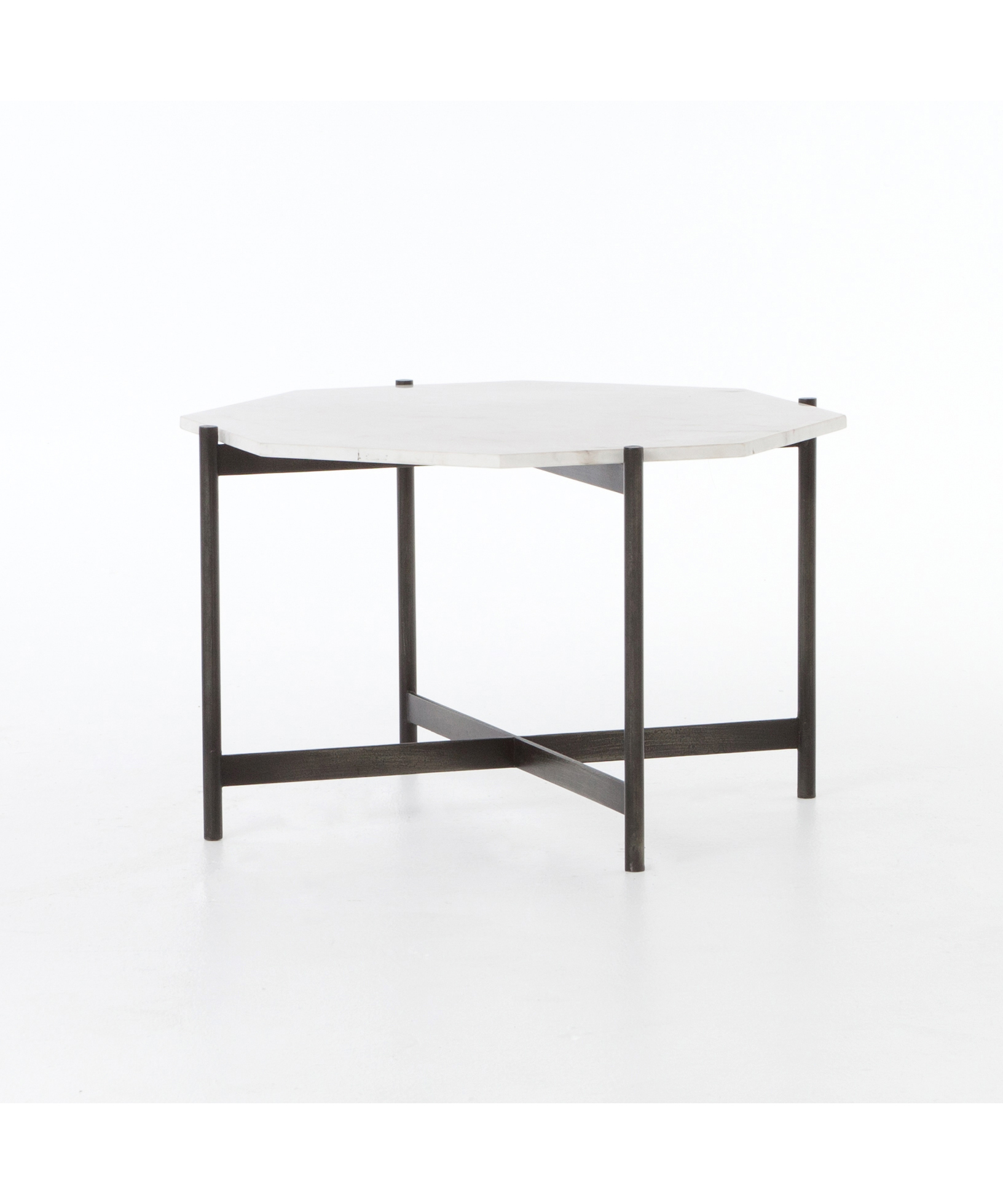 Octagonal Marble Accent Table