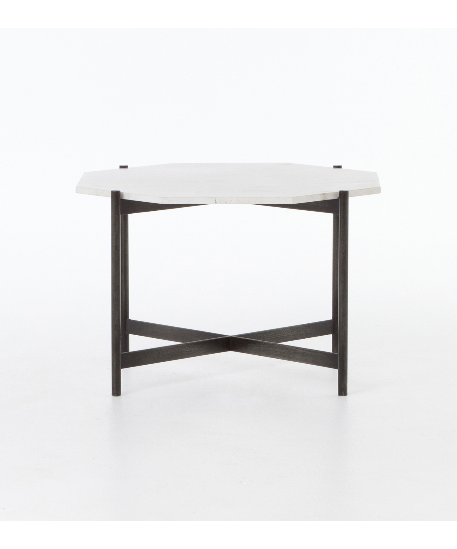 Octagonal Marble Accent Table