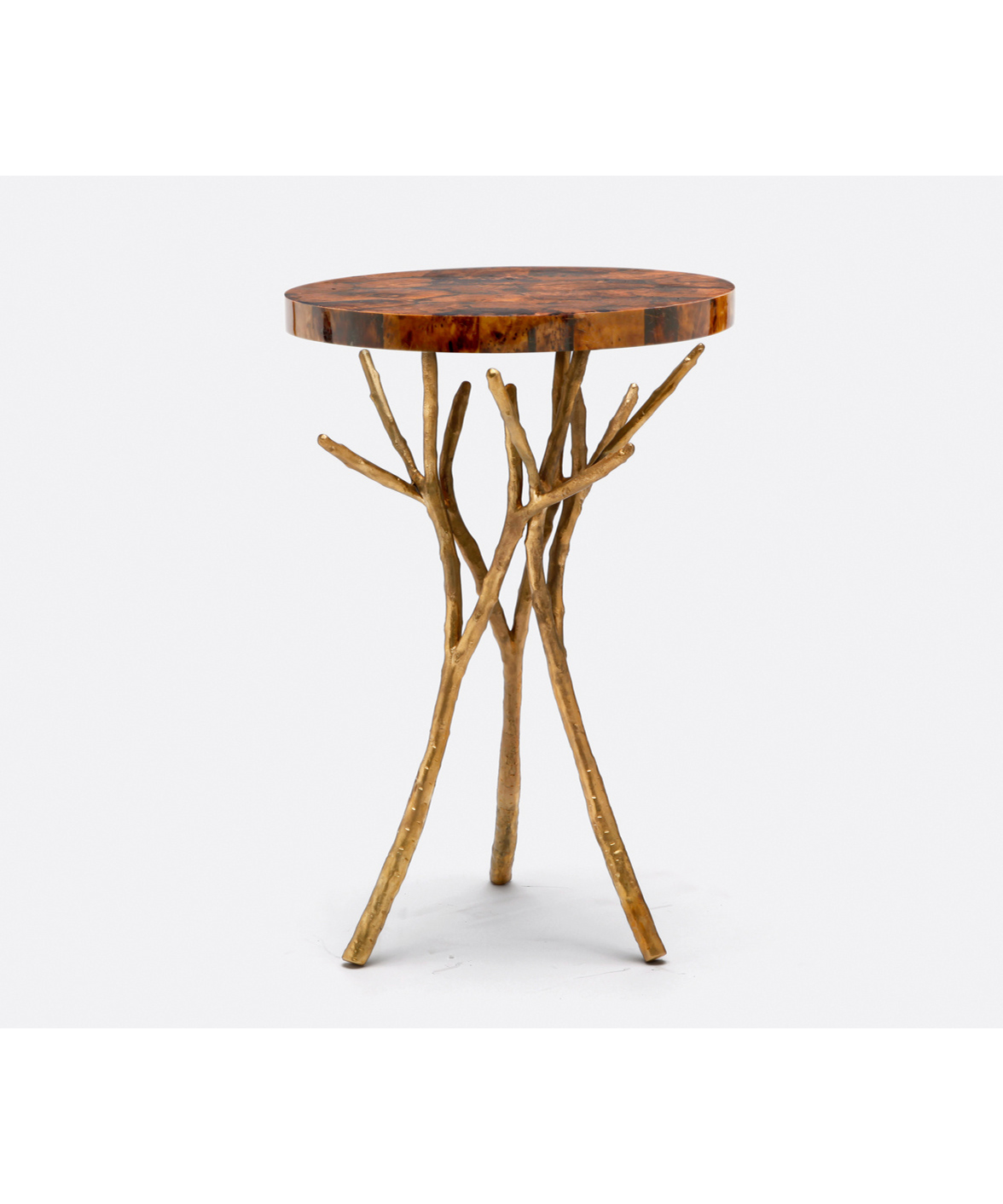 Twig Branch Side Table Gold