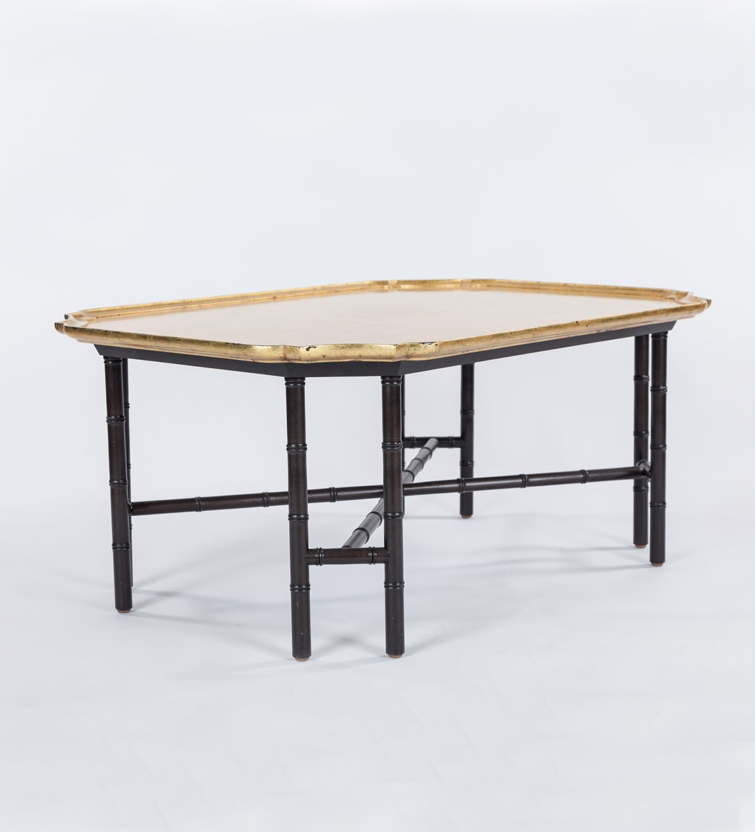 Bamboo Gold Leaf Cocktail Table