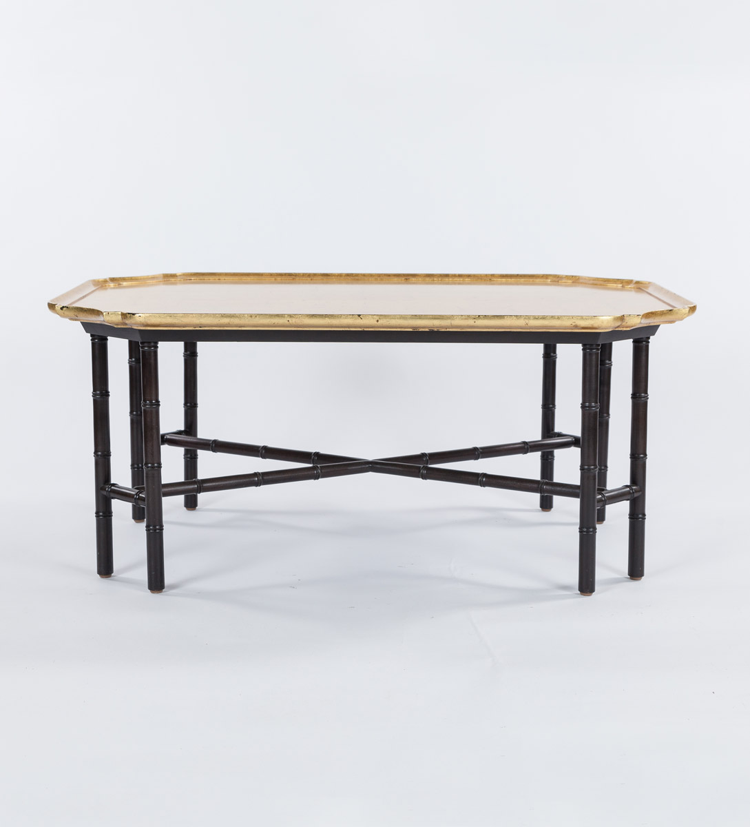 Bamboo Gold Leaf Cocktail Table