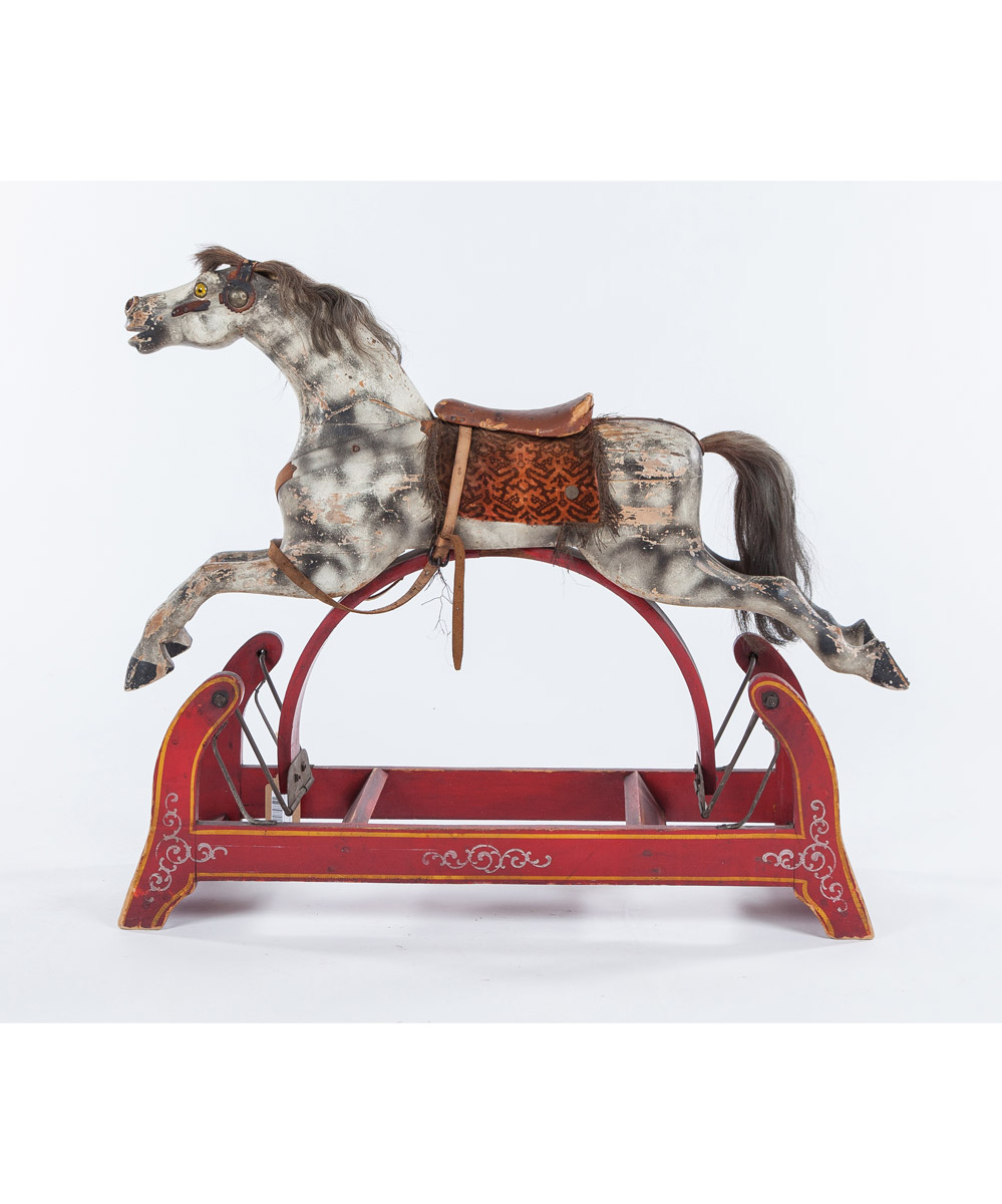antique bouncy horse