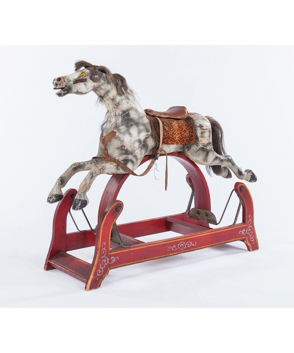 antique bouncy horse