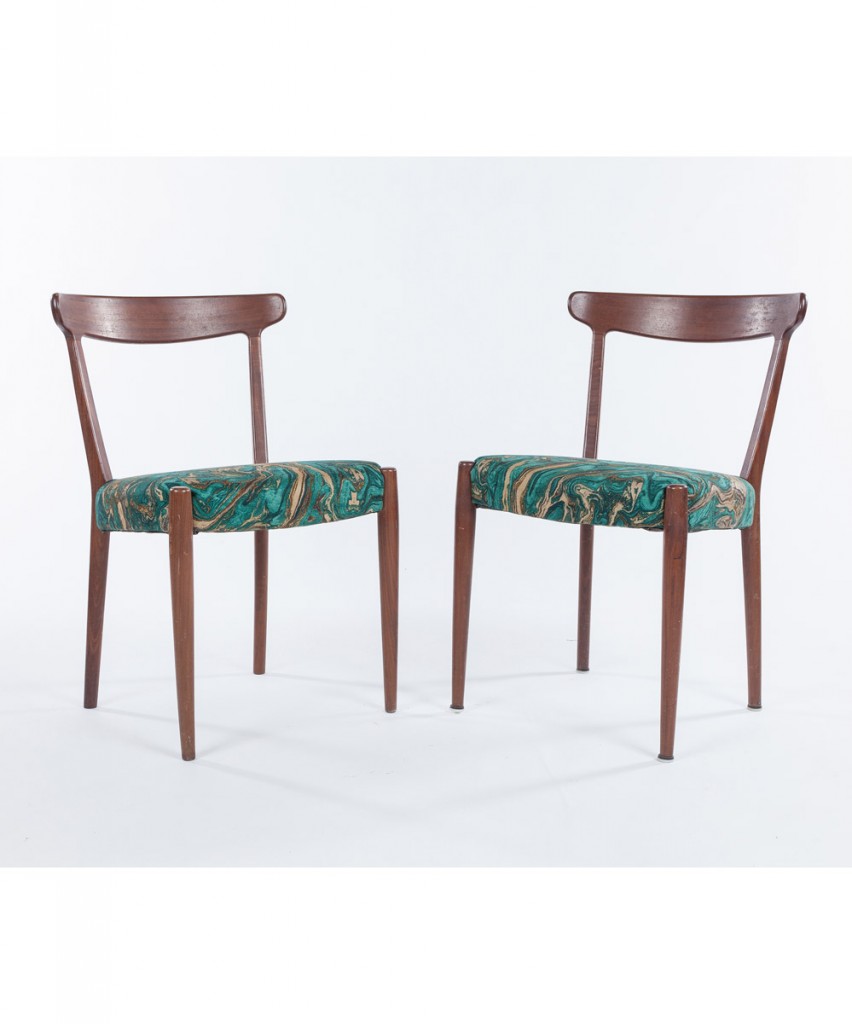 MidCentury Modern Chairs, Set of Two Kurtz Collection