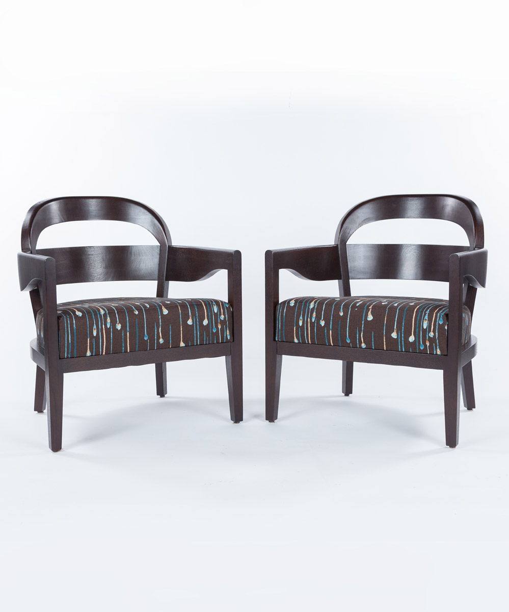 Jiun Ho Lounge Chairs, Set of Two