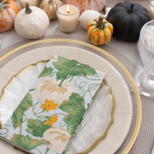 Caspari-Heirloom Pumpkin Napkins2