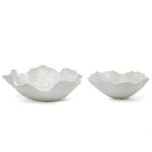 kurtz collection-twos company freeform white bowls