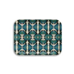 GE66547-Avenida Home-Blue Butterfly Birch Wood Tray