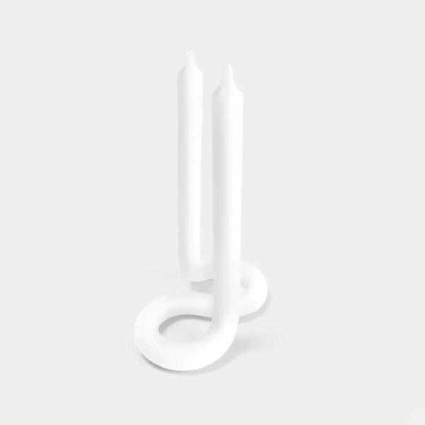 54 celsius- twist white candle