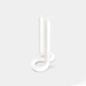 Lex Pott Twist Candle White