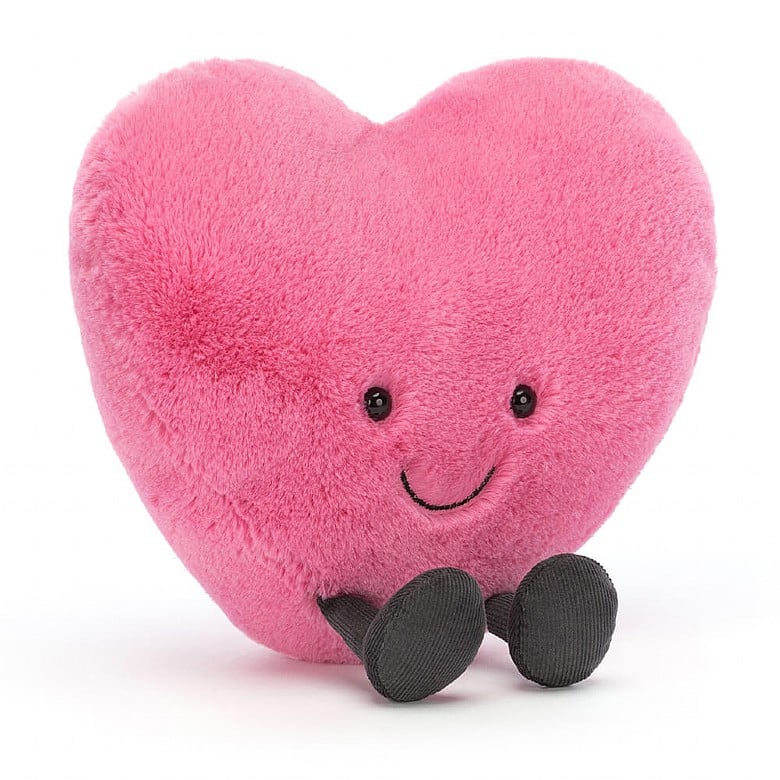 Jellycat Amuseable Hot Pink Plush Heart