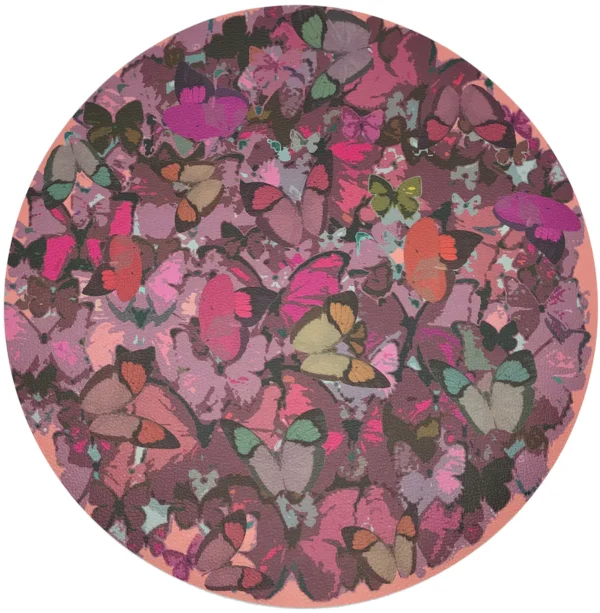 Nicolette Mayer Mariposa Pink Mariposa Butterfly placemats