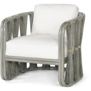Strings Attached Lounge Chair, Grey