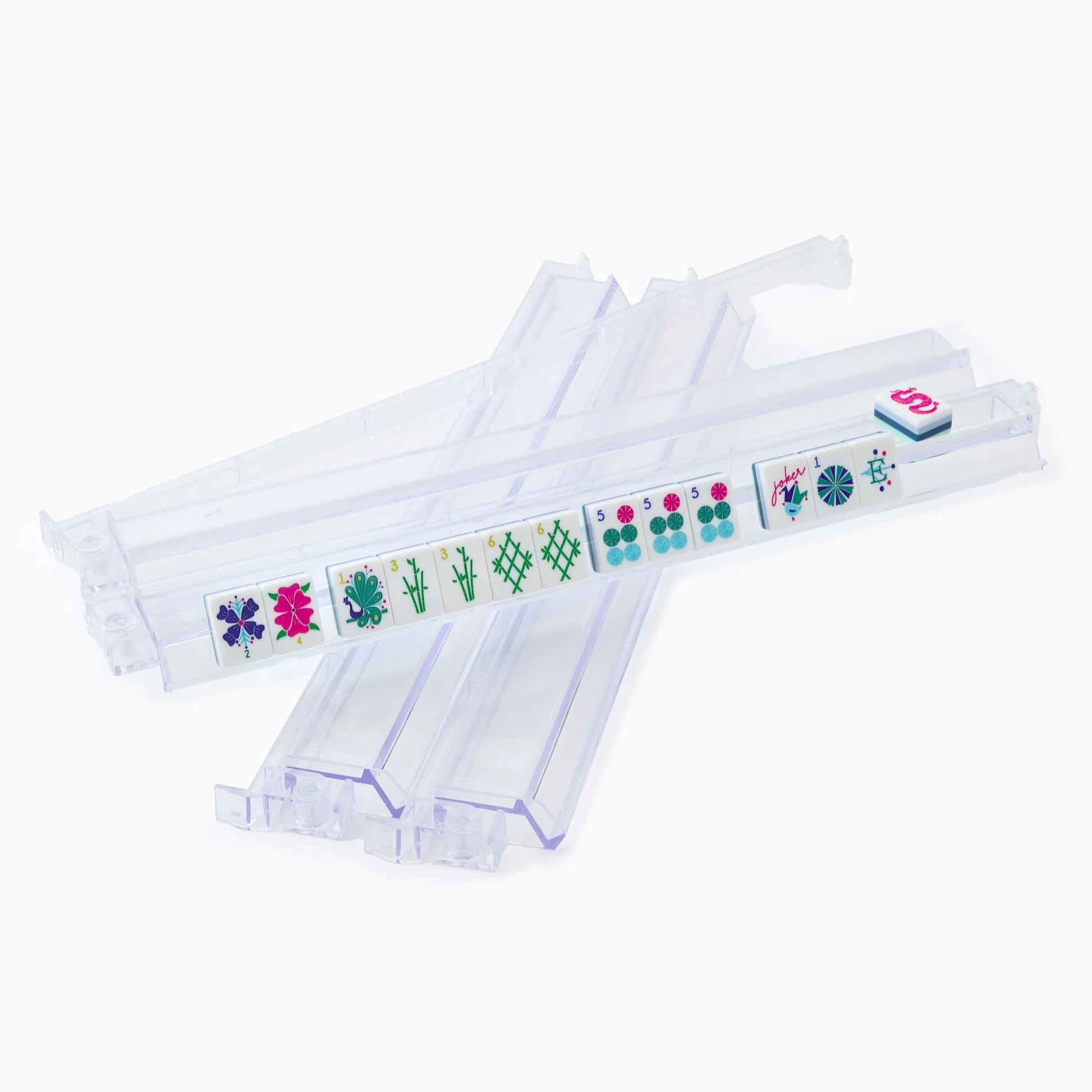 Mahjong Acrylic Rack & Pusher Set