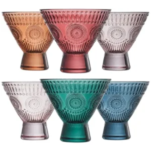 Steamless Martini Cocktail Glasses