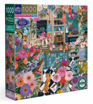 English Flower Shop 1000 Piece Puzzle