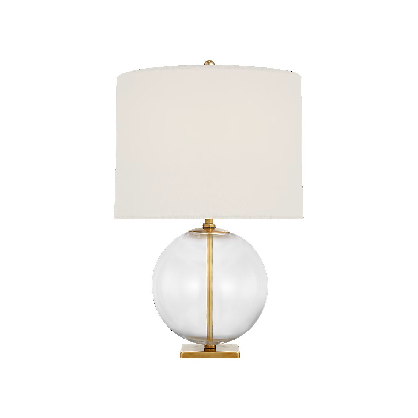 Elsie Table Lamp Elsie Table Lamp with ceramic base and brass accents